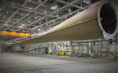 The World’s Longest Wind Turbine Blade rolled off the Assembly Line last week